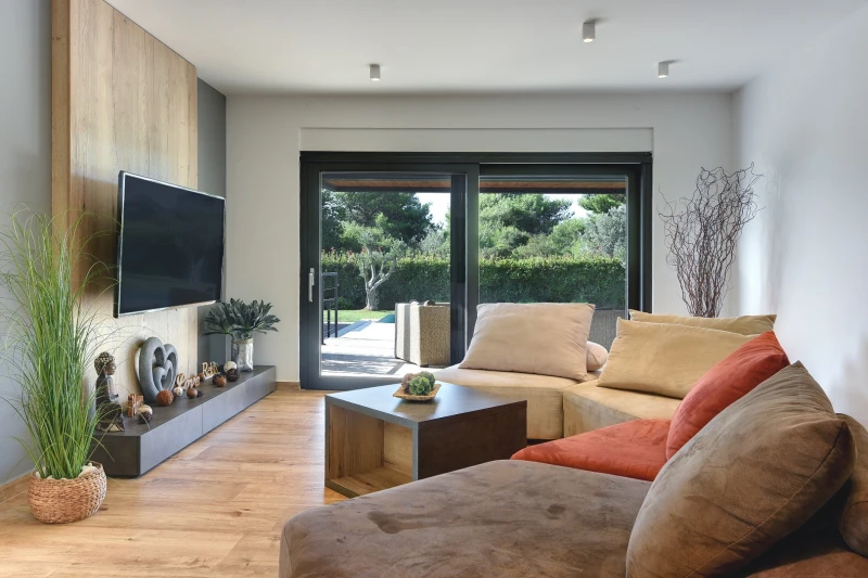 Villa Momare, Wohnzimmer
