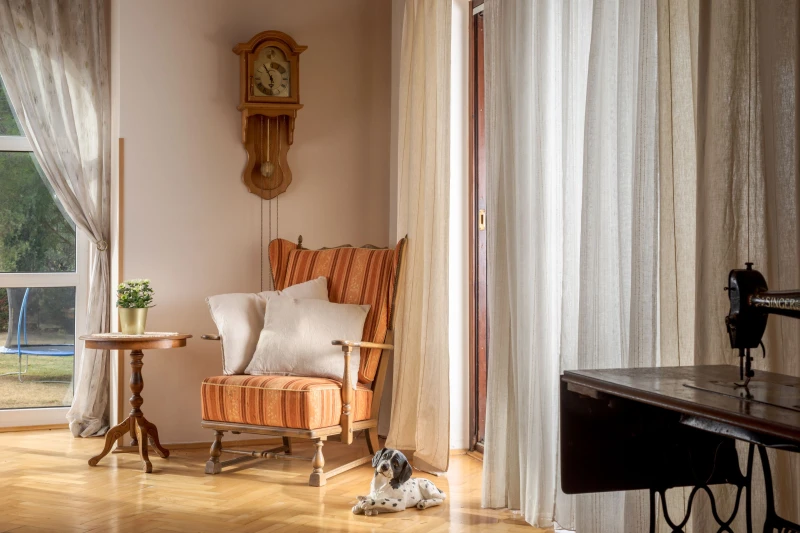 Villa Rosy, Dnevni boravak