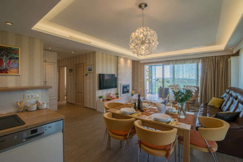 Villa Evelyn, Wohnzimmer