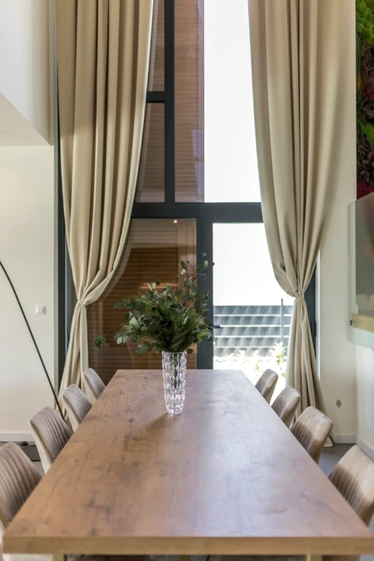 Living room and kitchen